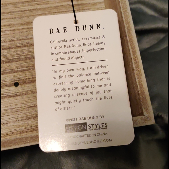 Rae Dunn "Stuff" Tray - Picture 6 of 9